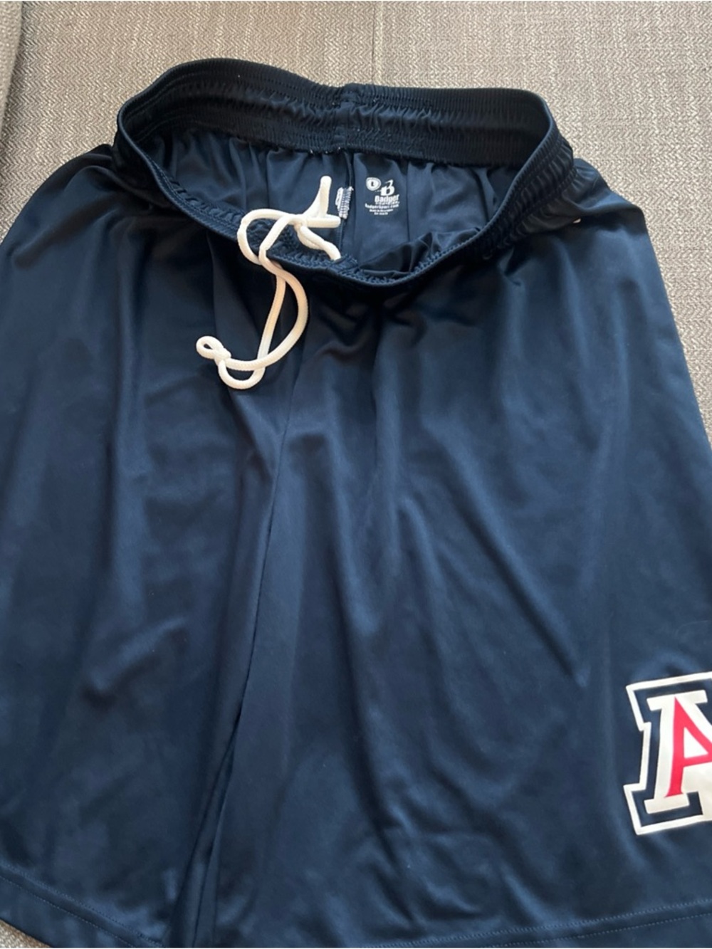 Arizona Wildcats Badger Sport Mens Large Basketball Shorts Athletic Navy